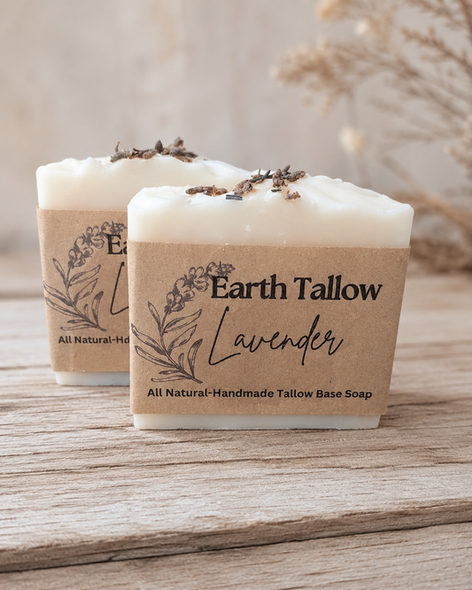 Earth Tallow Body Bar – Lavender Tallow Soap