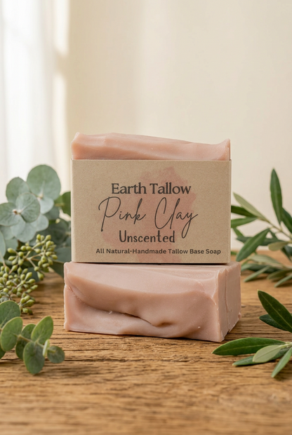 Earth Tallow Body Bar – Pure Unscented Tallow Soap