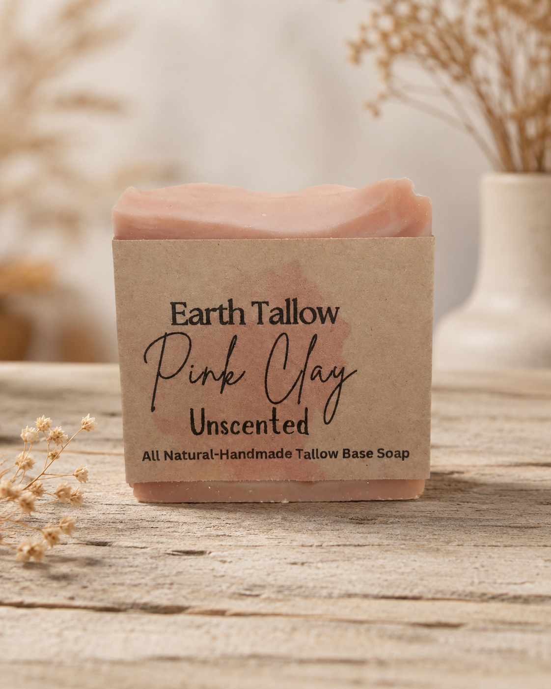 Earth Tallow Body Bar – Pure Unscented Tallow Soap